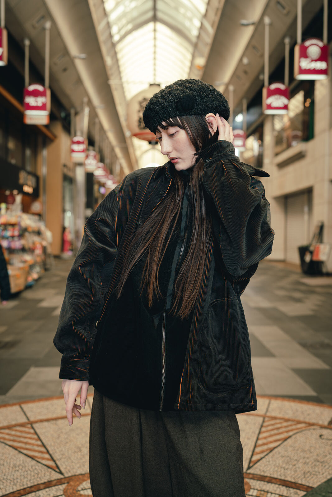 TOTEM Overshirt 着用ルック